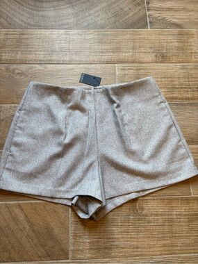 Eloquii NWT Taupe High-Waist Tailored Shorts Size 16W